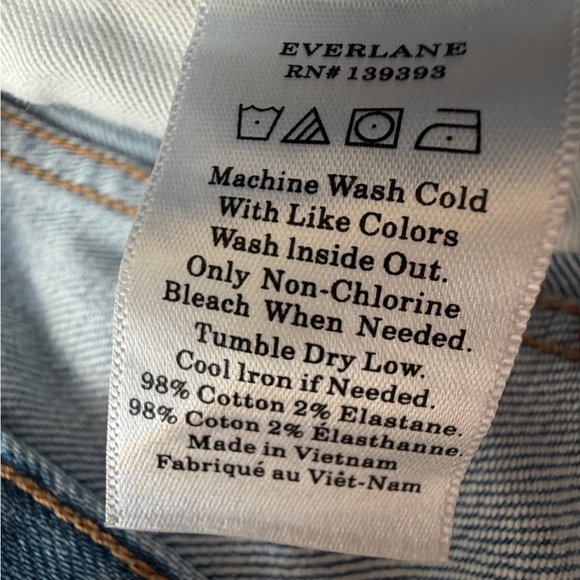 Everlane Women's Straight Leg Jeans in Blue Size 27R - Picture 11 of 12